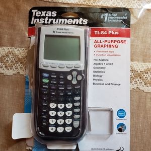 TI-84 Plus Graphing Calculator (Warranty Included)